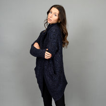 Load image into Gallery viewer, Naheed Crossover Cardigan - Navy Twist
