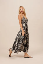 Load image into Gallery viewer, Nalani Dress - Blk / Taupe
