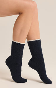 Plush Socks 2 Pk

Navy / Heart