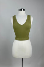 Load image into Gallery viewer, Fine Line Brami - UV neckline - Olive Green
