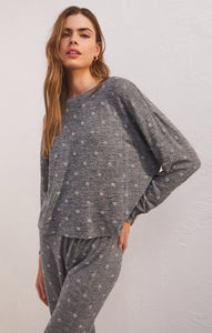 Softie Paw Top - Charcoal