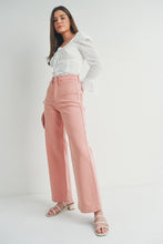 Load image into Gallery viewer, Daphne Wide Leg Trouser Jeans -Poppy
