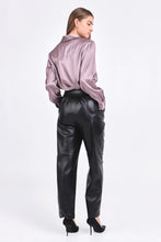 Load image into Gallery viewer, Classic Satin Blouse - Champagne or Purple
