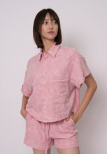 Load image into Gallery viewer, Linda Linen Soutache Shirt - Pink (Style: 57W160SO)

