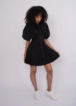 Load image into Gallery viewer, Lorine Mini Dress - Black (Style #57WD204SO)
