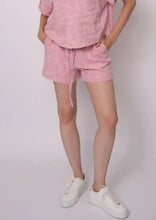 Load image into Gallery viewer, Marla Linen Soutache Shorts - Pink (Style: 43T090SO)
