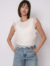 Load image into Gallery viewer, Meriane Sleeveless Top- Natural (Style:57W224S)
