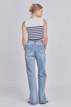 Load image into Gallery viewer, Stripe Knit Top - Navy / White
