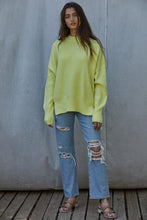 Load image into Gallery viewer, Riley Sweater - Salmon Pink - Creamy Mint - Dusty Lilac - Lemon Yellow
