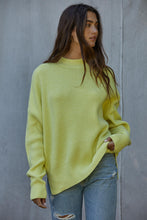 Load image into Gallery viewer, Riley Sweater - Salmon Pink - Creamy Mint - Dusty Lilac - Lemon Yellow
