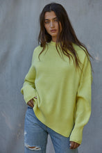 Load image into Gallery viewer, Riley Sweater - Salmon Pink - Creamy Mint - Dusty Lilac - Lemon Yellow
