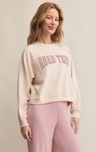 Howdy Road Trip Sweatshirt - Crystal
