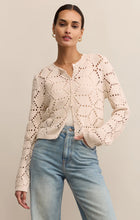 Load image into Gallery viewer, Rosalyn Diamond Cardigan Sweater - Black or Crystal
