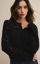 Load image into Gallery viewer, Rosalyn Diamond Cardigan Sweater - Black or Crystal
