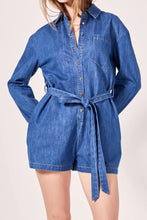 Load image into Gallery viewer, Mystic Denim Romper - Med Denim (Style: SS1024P)
