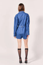 Load image into Gallery viewer, Mystic Denim Romper - Med Denim (Style: SS1024P)
