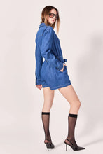 Load image into Gallery viewer, Mystic Denim Romper - Med Denim (Style: SS1024P)
