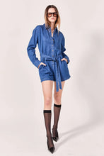 Load image into Gallery viewer, Mystic Denim Romper - Med Denim (Style: SS1024P)
