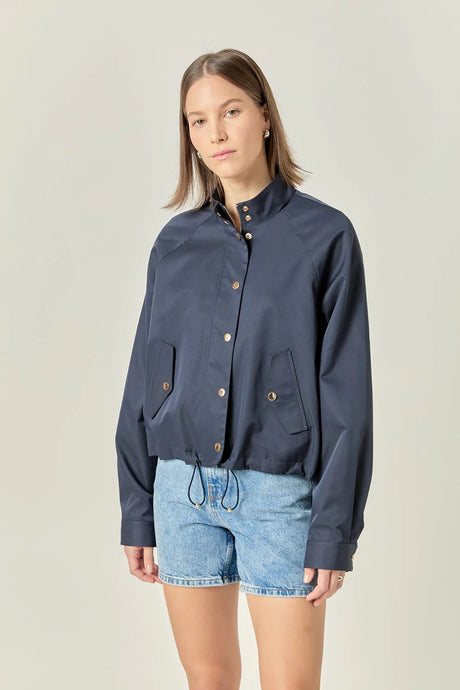 Lightweight Bomber Jacket - Navy (Style #SS1100J)