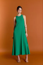 Load image into Gallery viewer, Gwyneth Pleated Knit Dress - Green (Style #SS1173D)
