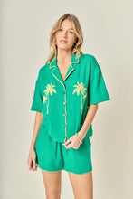 Load image into Gallery viewer, Colette Tropical Shorts - Green (SS1290P)
