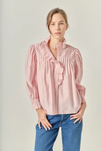 Load image into Gallery viewer, Carmen Ruffle Detail Blouse - Pink
