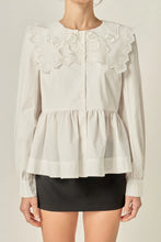 Load image into Gallery viewer, Bow Detail Poplin Blouse - White (Style SS1909T)
