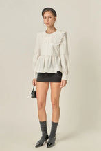 Load image into Gallery viewer, Bow Detail Poplin Blouse - White (Style SS1909T)
