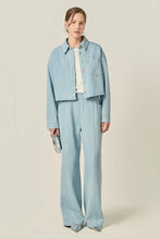 Load image into Gallery viewer, Cropped Denim Shirt - Light Denim (Style: SS2031T)
