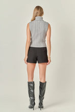 Load image into Gallery viewer, Cable Mock Neck Sweater - Grey (SS616T)
