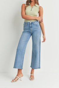 Slim Wide Leg Jeans - Medium Denim (BP239J) 