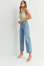 Load image into Gallery viewer, Slim Wide Leg Jeans - Medium Denim (BP239J) 
