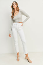 Load image into Gallery viewer, Luna Classic Straight Jeans - Dark Denim or White (DP524)

