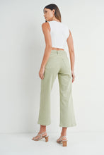 Load image into Gallery viewer, Patch Pocket Wide Leg Jeans - Mauve - Off White - Black - Sage
