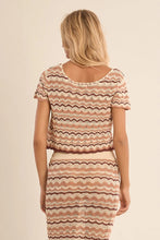 Load image into Gallery viewer, Sailor Crochet Top -Off White Multi (Style #NB114EE)
