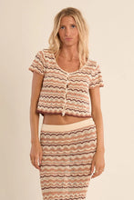 Load image into Gallery viewer, Sailor Crochet Top -Off White Multi (Style #NB114EE)
