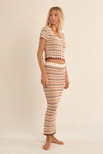 Load image into Gallery viewer, Sailor Crochet Top -Off White Multi (Style #NB114EE)
