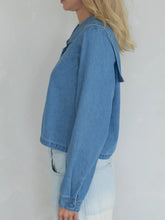 Load image into Gallery viewer, Saylor Blouse - Denim Blue (TBO 14201)
