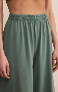 Scout Jersey Flare Pants - Hunter Green