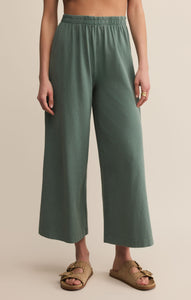Scout Jersey Flare Pants - Hunter Green
