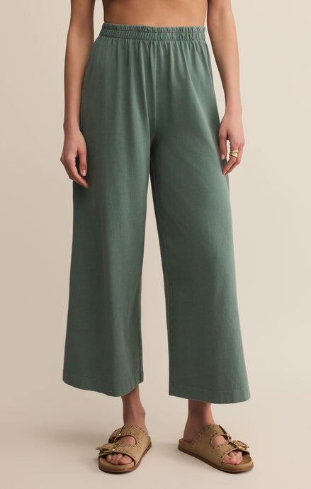 Scout Jersey Flare Pants - Hunter Green