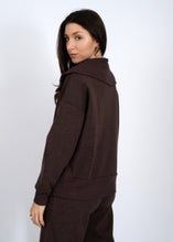 Load image into Gallery viewer, Sean Soft Knit Half Zip Pullover - Umber Melange (Brown) Style 77T000SO

