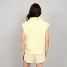 Load image into Gallery viewer, Seana Knit Zip Top - Lemon Tart
