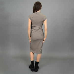 Shirlay Dress - Taupe Twist