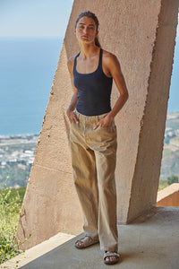 Siren Cami - Black - Cream - Dark Sage