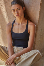 Load image into Gallery viewer, Siren Cami - Black - Cream - Dark Sage
