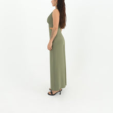 Load image into Gallery viewer, Sleeveless Cut Out Jumpsuit -Khaki Green
