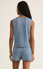 Load image into Gallery viewer, Sloan Jersey Denim Muscle Shirt - Med Indigo
