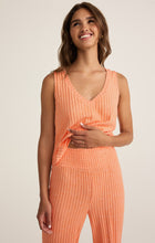 Load image into Gallery viewer, Sloane Rib Tank - Malibu Orange 
