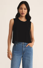 Load image into Gallery viewer, Sloan Jersey Muscle Tank - True Black
